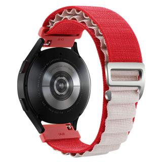 Opasok na hodinky Alpine Loop correa 22 mm Barva: Červeno bílá