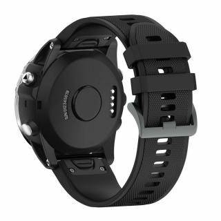 Opasok na hodinky Garmin Fenix 5/5 plus - řemínek 22 mm Barva: Černá