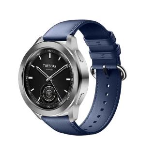 Originálny kožený opasok na Xiaomi Watch S3 Barva: Modrá