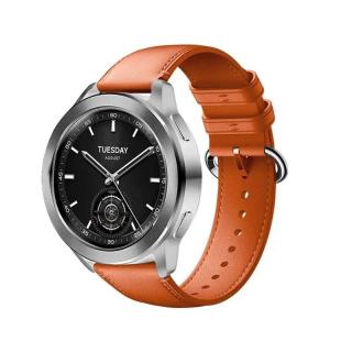 Originálny kožený opasok na Xiaomi Watch S3 Barva: Oranžová