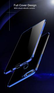 Silikónový kryt Honor 7A farebný Barva: Modrá s-čtečkou