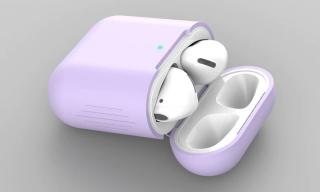 Silikonový obal na AirPods 2 Barva: Stříbrná