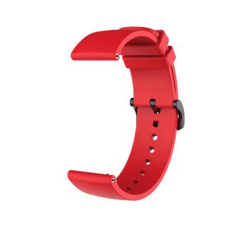 Silikónový řemínek na hodinky - 20 mm Barva: Červená