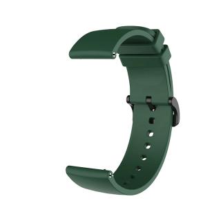 Silikónový řemínek na hodinky - 20 mm Barva: Tmavě zelená