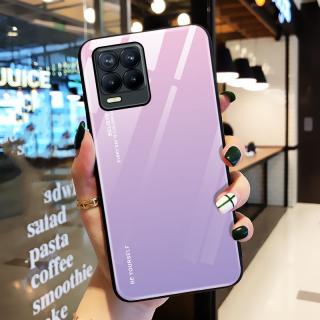 Skleněný obal na Realme 8 Barva: Fialovo-růžová