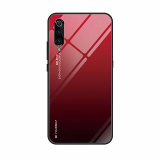 Skleněný obal na Xiaomi Mi 9 Barva: Černo-červená