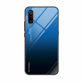 Skleněný obal na Xiaomi Mi 9 Barva: Modrá-černá