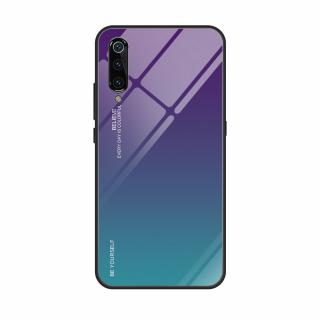 Skleněný obal na Xiaomi Mi 9 Barva: Zelená - fialová