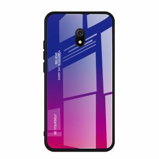 Sklenený obal na Xiaomi Redmi 8A Barva: Nachovo-modrá