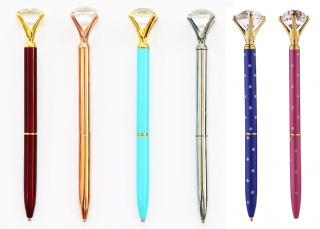 Diamantové pero - Diamant Farba: Modrá bodkovaná