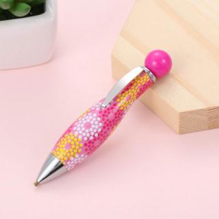 Diamantové pero - Hrubé pero Farba: Růžový kvetinový