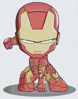 Maľovanie podľa čísiel - Iron Man II Veľkosť: 40x50cm, Rám: Bez rámu, iba plátno