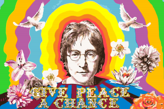 Maľovanie podľa čísiel - John Lennon Veľkosť: 40x60cm, Rám: Bez rámu, iba plátno