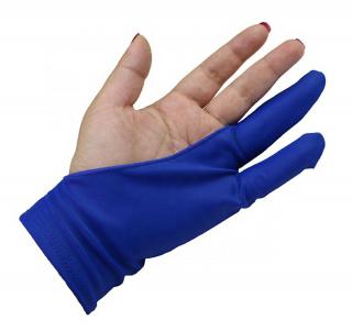 APT AG633D Umelecké rukavice na kreslenie - modrá