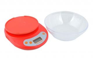 ISO 234 Digitálna kuchynská váha s miskou 5 kg COLOR