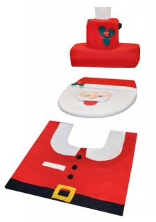 ISO 4789 Vianočný poťah na toaletu Santa Claus