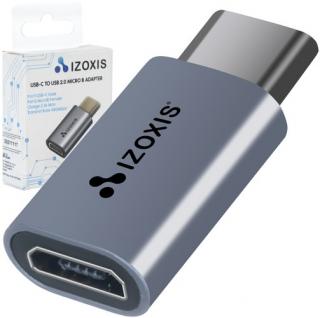 IZOXIS 18934 OTG redukcia z USB-C na Micro USB 2.0