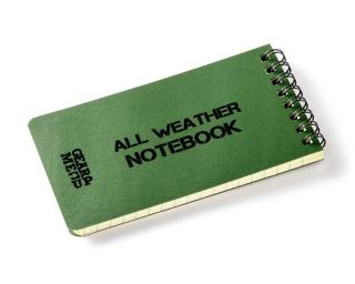 Master Vodeodolný zápisník All Weather Notebook