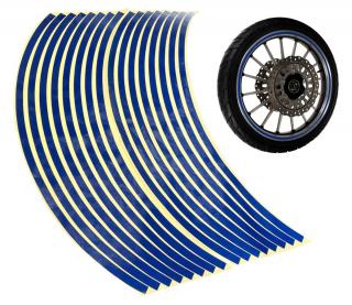 Reflexné pásky na kolesá - modrej, AG555A