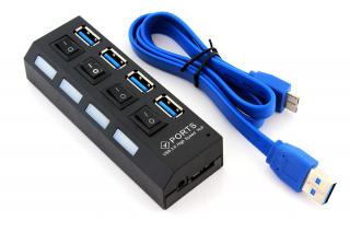 USB 3.0 HUB - 4 porty, AK244B