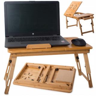 Verk 01294 Bambusový stolík na notebook