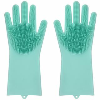 Verk 01606 Silikónové rukavice na umývanie riadu COLOR