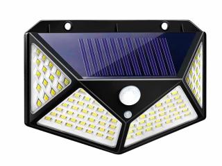 Verk 01728 Nástenné solárne svietidlo s pohybovým senzorom - 100 LED