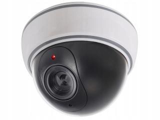 Verk 13118 Atrapa bezpečnostné kamery s LED IR diódou - biela
