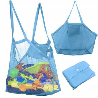 Verk 14178_N Sieťovaná plážová taška - modrá