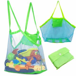 Verk 14178_Z Sieťovaná plážová taška - zelená