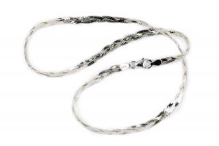 Nadčasový strieborný náhrdelník Dĺžka: 40cm
