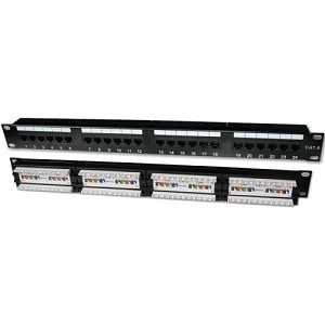 19  24xRJ45 patch panel UTP cat.6e