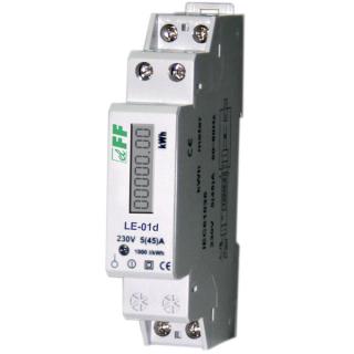 Digitálny jednofázový elektromer LE-01d 45A/230VAC 1M priamy