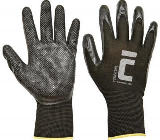 Pracovné rukavice TURNSTONE 0108012699080BN V8 polyester/nitril