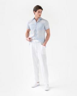 Pánske plátené nohavice TRUCKEE v bielej farbe Veľkosť: L