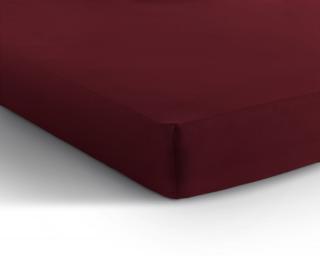 Prestieradlo Jersey Bordeaux Veľkosť: 160/180 x 200