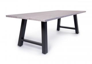 Hliníkový jedálenský stôl OLYMPUS 220 svetlo-sivý