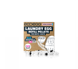Ecoegg náhradná náplň pre pracie vajíčko 50 praní  na biele prádlo jarný kvet