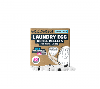 Ecoegg náhradná náplň pre pracie vajíčko 50 praní  na biele prádlo vôňa bavlny