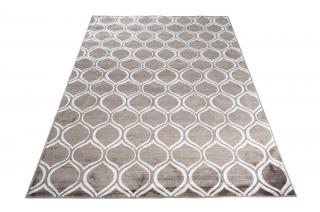 Bežovo-biely moderný koberec Wild Rozmer: 160x230 cm
