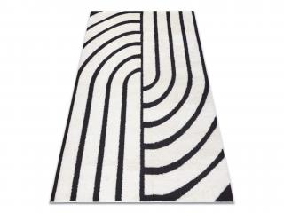 Béžovo-čierny geometrický koberec Morty Rozmer: 120x170 cm