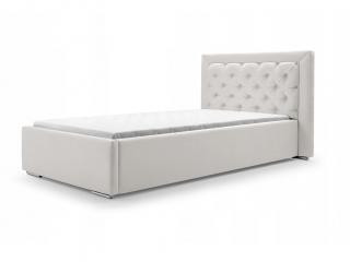 Čalúnená posteľ Valerie 200x90 Farba: Biela krémová