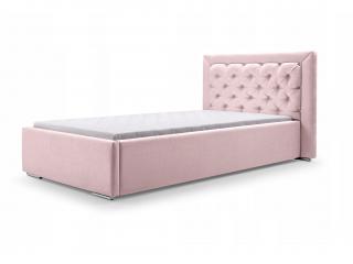 Čalúnená posteľ Valerie 200x90 Farba: Ružová