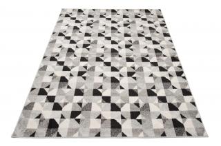 Čierno-biely vzorovaný koberec Zara Rozmer: 160x220 cm