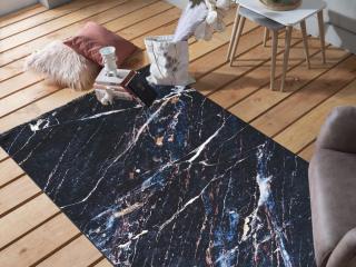 Čierny abstraktný koberec Hulst Rozmer: 160x220 cm
