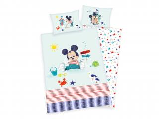 Detské bavlnené obliečky 100x135+40x60 - Mickey Mouse