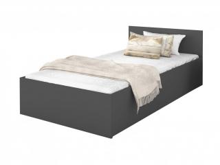 Jednolôžková posteľ Dorian - sivá Rozmer: 200x120