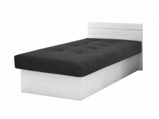 Jednolôžková posteľ s úložnými priestorom Emily Plus biela