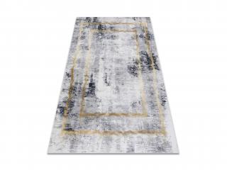 Šedo-zlatý obdĺžnikový koberec André Rozmer: 80x150 cm