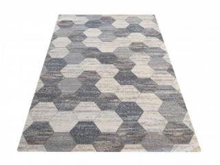 Sivo-biely vzorovaný koberec Feel Rozmer: 160x220 cm